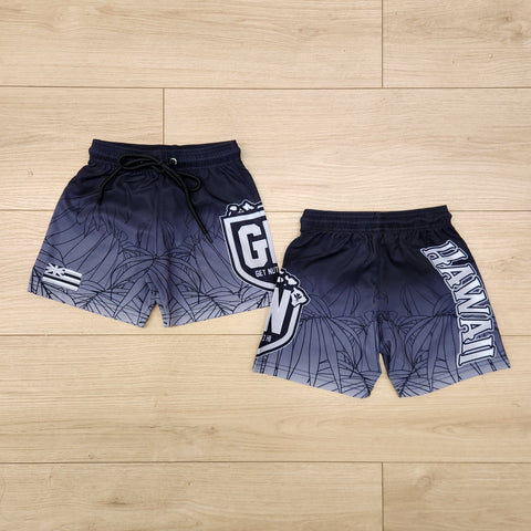 Hawaii Palm - Kids Surf Shorts