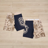 Getnutz Hawaii Camo (Brown) - Men's Surf Shorts