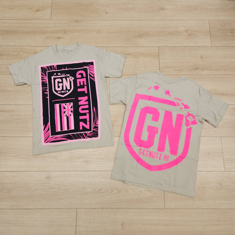 Floral (Tank/Pink) - Men's Cotton Tee