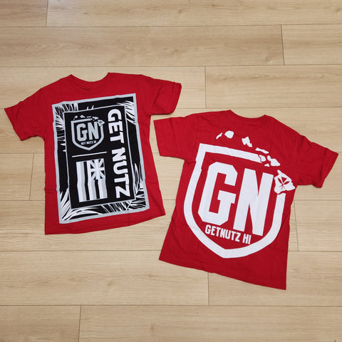 Floral (Red) - Men's Cotton Tee