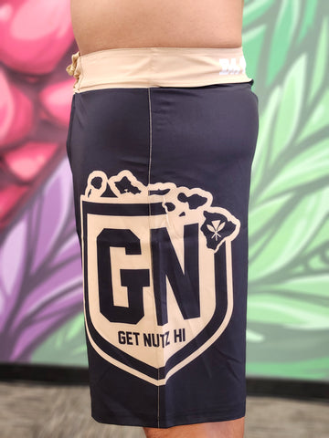 Getnutz Hawaii Camo (Brown) - Men's Surf Shorts