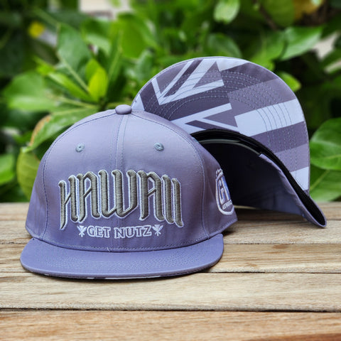 Hawaii Flag (Grey) - Snapback (Adult)