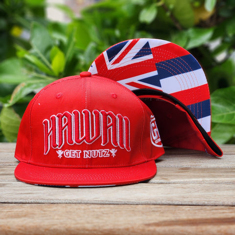 Hawaii Flag (Red) - Snapback (Youth)