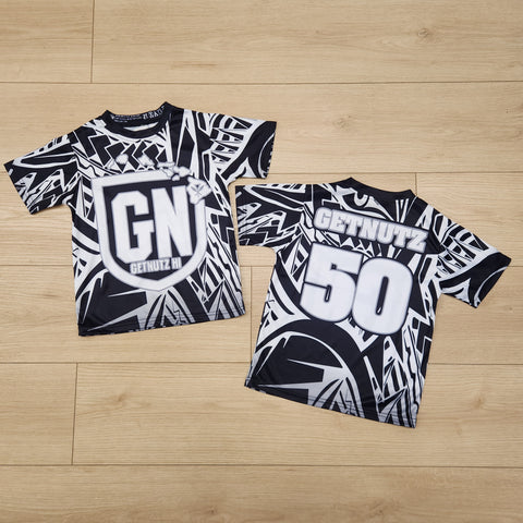 Getnutz 50 (Black) - Kids Jersey (Short Sleeve)