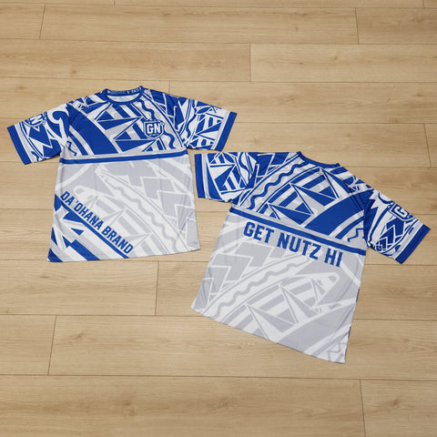 Split Tribal (Royal Blue) - Men's Jersey (Short Sleeve)