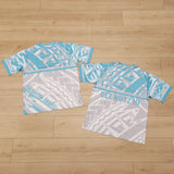 Split Tribal (Teal) - Men's Jersey (Short Sleeve)