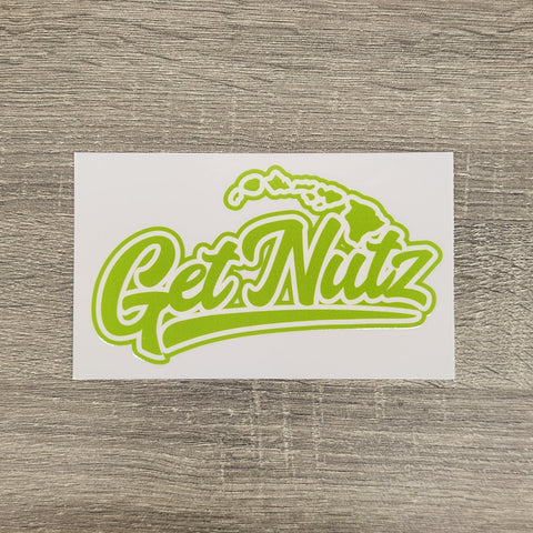Sticker - Getnutz (Lime Green)