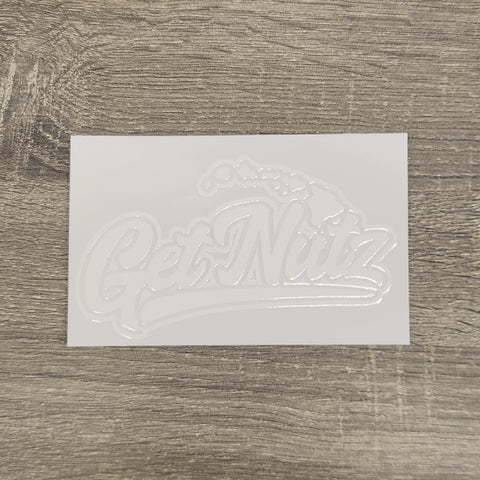 Sticker - Getnutz (White)