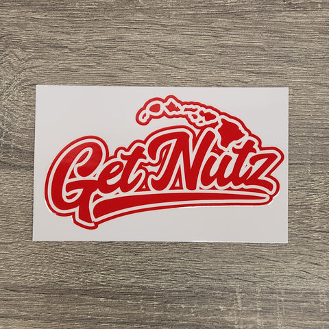 Sticker - Getnutz (Red)
