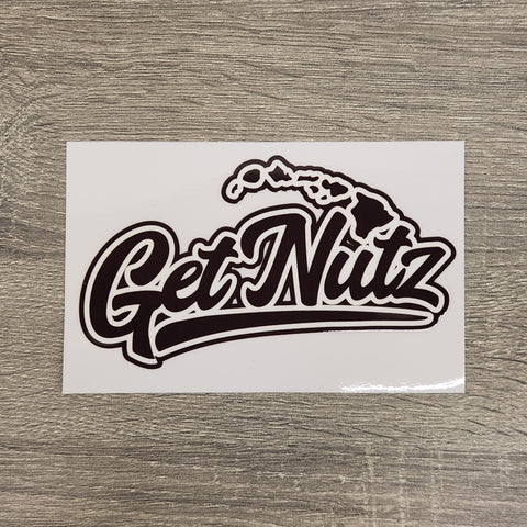 Sticker - Getnutz (Dark Brown)