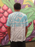 Split Tribal (Teal) - Men's Jersey (Short Sleeve)
