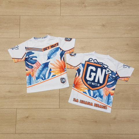 Bird of Paradise (White) - Kids Jersey (Short Sleeve)