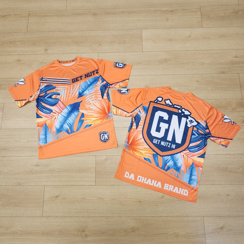 Bird of Paradise (Orange) - Men's Jersey (Short Sleeve)