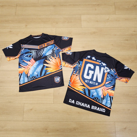 Bird of Paradise (Black) - Men's Jersey (Short Sleeve)