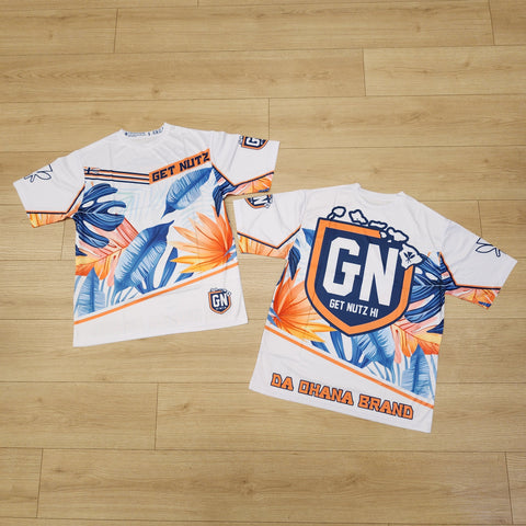 Bird of Paradise (White) - Men's Jersey (Short Sleeve)