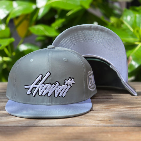 Hawaii Graffiti (Light Olive Green) - Snapback (Adult)