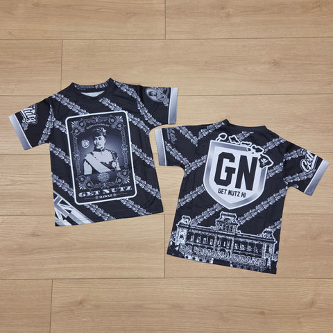 Queen Lili'uokalani (Black) - Kids Jersey (Short Sleeve)
