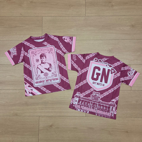Queen Lili'uokalani (Burgundy) - Kids Jersey (Short Sleeve)