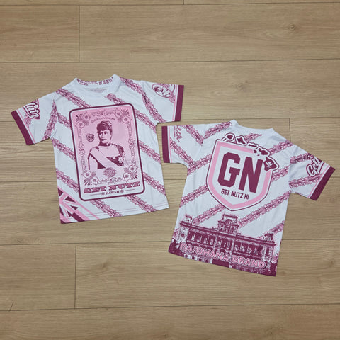Queen Lili'uokalani (White) - Kids Jersey (Short Sleeve)