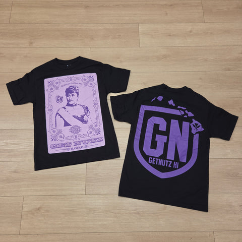 Queen Lili'uokalani (Purple) - Men's Cotton Tee