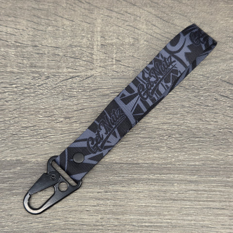 Tribal (Dark Grey) - Keychain Lanyard