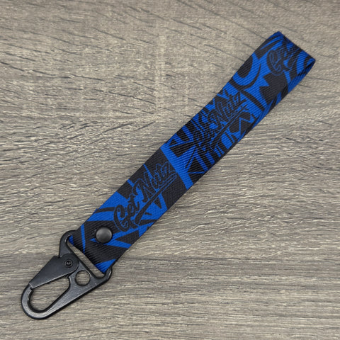 Tribal (Blue) - Keychain Lanyard
