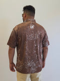 Protea Tropical (Brown) - Polo (Mens)