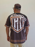 King Kalakaua (Brown) - Men's Jersey (Short Sleeve)