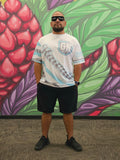 Hawaii Stripe (Sky Blue) - Men's Jersey (Short Sleeve)