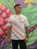 Hawaii Stripe (Peach) - Men's Jersey (Short Sleeve)