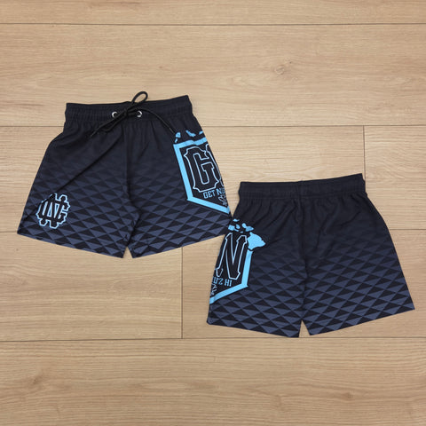 GN (Blue) - Kids Surf Shorts