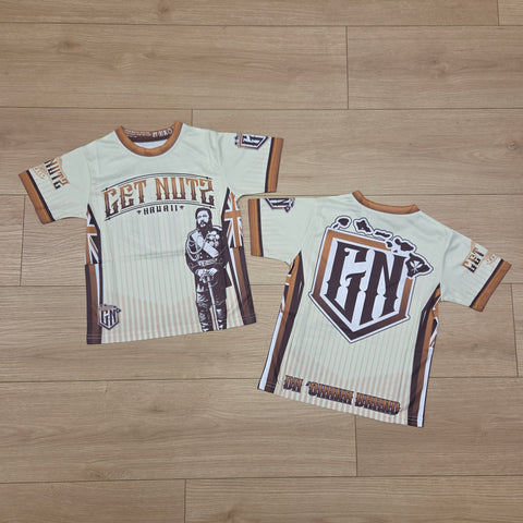 King Kalakaua (Cream) - Kids Jersey (Short Sleeve)