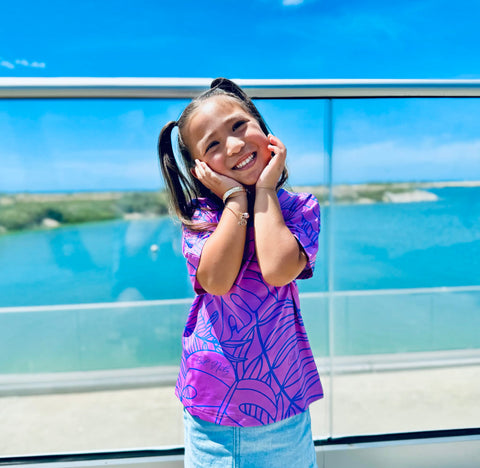 Floral (Pink) - Girls Tee