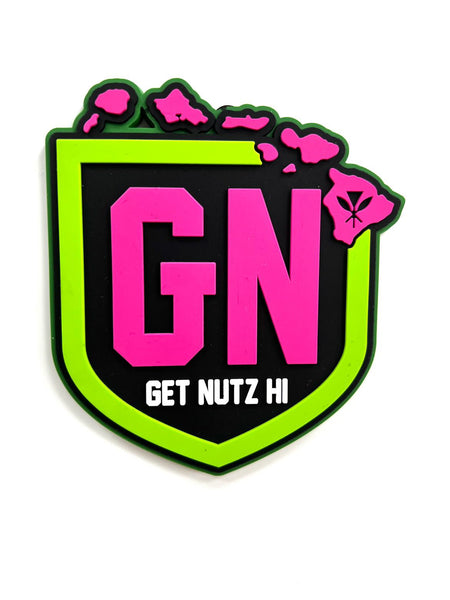 Magnet - GN Logo (Green/Pink) – Get Nutz Wear