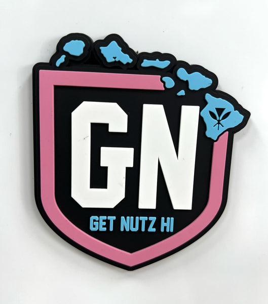 Magnet - GN Logo (Baby Blue/Pink) – Get Nutz Wear