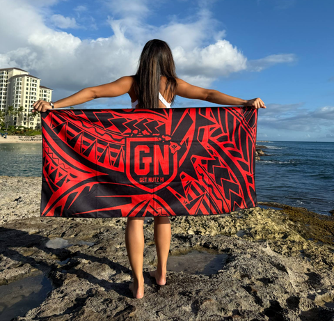 Tribal (Red) - Towel