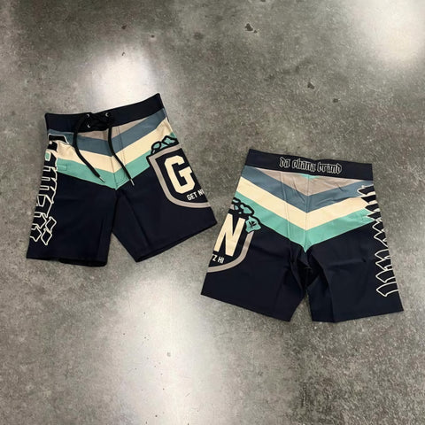 Arrow (Green) - Men's Surf Shorts