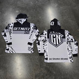 Camo (Grey) - Jersey Hoodie (Long Sleeve)