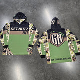 Camo (Green) - Jersey Hoodie (Long Sleeve)