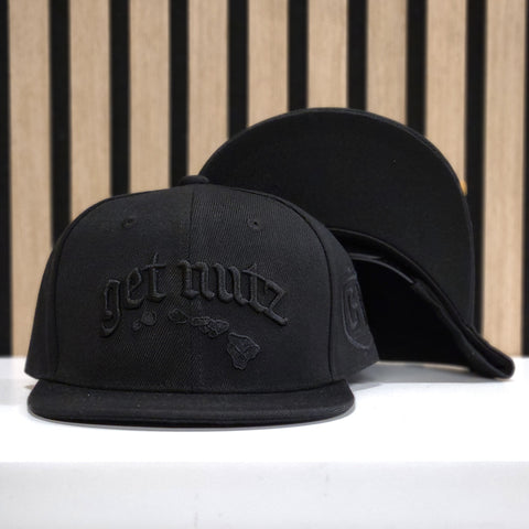 Islands (Black) - Snapback (Adult)