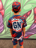 Lauhala (Red/Blue) - Kids Jersey (Short Sleeve)