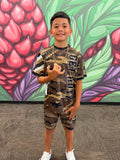 Desert Camo (Brown) - Kids Jersey (Short Sleeve)