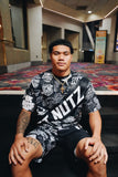Getnutz Collage (Black/White) - Men's Jersey (Short Sleeve)
