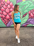 Ohana Over Everything (Blue) - Ladies Tank Top