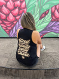 Ohana Over Everything (Brown) - Ladies Tank Top