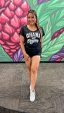 Ohana Over Everything (Grey) - Ladies Cotton Tee