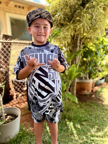 Maverick (Grey) - Kids Jersey (Short Sleeve)
