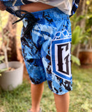 Maverick (Blue) - Kids Surf Shorts