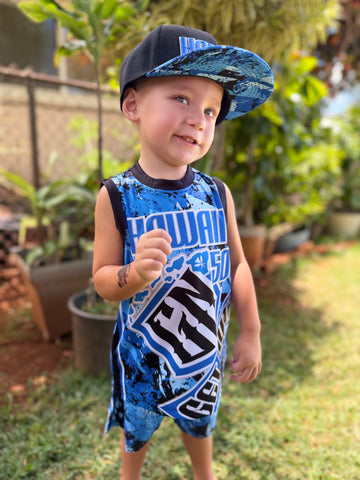 Maverick (Blue) - Kids Jersey (Tank Top)