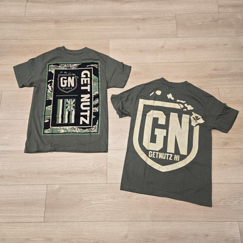 Tiger Camo (Olive Green) - Men's Cotton Tee